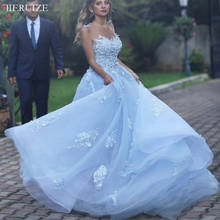 JIERUIZE-vestidos de novia con apliques de Encaje Vintage azul claro, vestido de novia con la espalda descubierta, vestidos de boda 2024 - compra barato