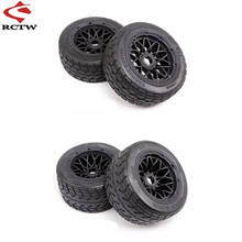 Thicken on-Road Tire Front & Rear Wheel Tyre Assembly FOR 1/5 HPI KM Rofun Rovan BAJA 5B SS Rc Car Toys Parts 2024 - buy cheap