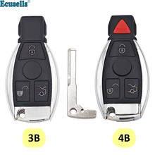 3/4 кнопочный пульт дистанционного управления автомобильный чехол для ключа для Mercedes Benz A B C E S Class W203 W204 W205 W210 W211 W212 W221 W222 2024 - купить недорого