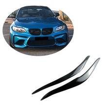 Pegatina de párpado para faros delanteros de BMW, cejas negras brillantes para BMW F87 M2 F22 F23 220I 228I M235I M Sport Coupe 2 puertas 2014-2019 2024 - compra barato