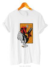 New Hellboy Cigar Comic Cartoon Hero Cool Casual T-shirtmen Short Sleeve Cotton Novelty T Shirts Men's Brand Clothing Tees 2024 - buy cheap