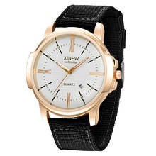 Relogio Masculino NEW XINEW Brand Watches Montre Homme Mens Fashion Nylon Band Calendar Simple Vintage Quartz Watch Reloj Hombre 2024 - buy cheap