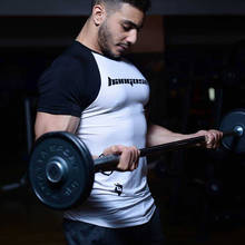Sport Tshirt Men Gym Shirt Sports Wear Muscle Fit T Shirt Running T-shirt Workout Fitness Tshirt Bodybuilding Top Rashgard Male 2024 - buy cheap