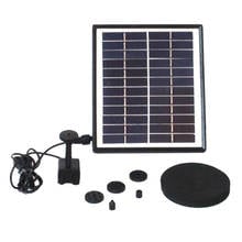 12V 5W Solar Fountain Pump, Solar Water Pump Floating Fountain for Bird Bath, Water Cycling, Fish Tank Garden Decoration 2024 - buy cheap