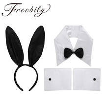 Sexy Erotic Cosplay Bunny Girl Costume Faux Leather Party Clubwear Comic Carnival Women Lingerie Rabbit Ears Headband Costume 2024 - buy cheap