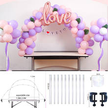 Kits de arco de globos, accesorios de soporte de columna, palo de globos para suministros de fiesta de cumpleaños, decoraciones de fiesta de boda 2024 - compra barato