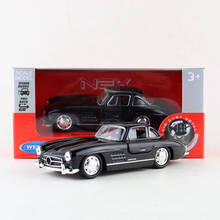 Welly 1:36 diecast 300sl carro esporte alta simulador de liga metal modelo carro puxar para trás veículo 2024 - compre barato