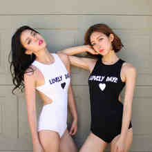 Hot spring bathing suit female conservative student one-piece swimsuit was thin and covered belly sexy Korean small chest gather 2024 - buy cheap
