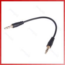 1 PC "3.5mm Male to male Stereo Jack Headphone Audio Lead Cable Wire Black 2024 - buy cheap