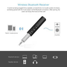 Adaptador de música AUX Carro Do Bluetooth Mini Receptor De Áudio Bluetooth Transmissor Bluetooth Mãos Livres Bluetooth Car Kit 2024 - compre barato