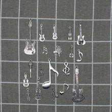 10pcs Mixing Musical Instrument Pendants Mixed Alloy Music Note Guitar Charms For DIY Handmade Jewelry Making Finding X1898 2024 - buy cheap