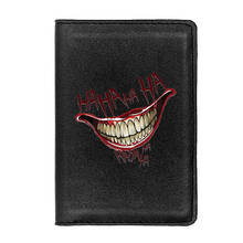 Cool Men Women Funny Hahaha Laugh Printing Travel Passport Cover ID Credit Card Holder Case 2024 - buy cheap