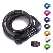 High Security Anti-Theft 5 Digit Combination Steel Wire Bike Motorbike Code Lock 2024 - buy cheap