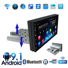 Radio con GPS para coche, reproductor Multimedia con Android 10, 1 Din, 7 pulgadas, ajustable, Audio estéreo, MP5, WiFi, Bluetooth 2024 - compra barato