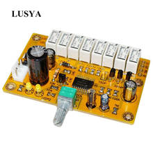 Lusya Two-channel Relay HIFI Volume Control Board 256 Step Adjustment Gold-plated PCB T1696 2024 - buy cheap