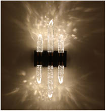 Прикроватная лампа, Хрустальная настенная лампа с пузырьками, настенный светильник, лампа для ванной комнаты, светильник для зеркала, светодиодное бра 2024 - купить недорого