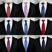 Gravata de noivado azul, matagorda, festa de casamento, presente diário, 8 cm, masculina, gravata com zíper fácil de puxar 2024 - compre barato