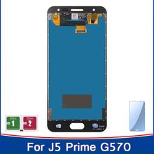 Pantalla táctil LCD con brillo ajustable, cristal templado para Samsung Galaxy J5 Prime, G570, G570F, G570K, G570L 2024 - compra barato