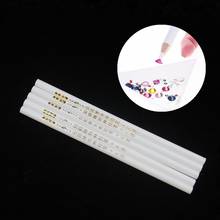 5Pcs Nail Art Rhinestones Gem Picking Pen Crystal Dotting Tool Wax Pencil Wood Picker Rhinestone Triangle Plastic Plate Manicure 2024 - buy cheap