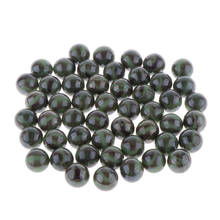 16mm Glass Marbles, Pack of 50,  Marble Ball Run Game Toy, Chinese Checkers Marble Solitaire Beads Home Collections Black 2024 - buy cheap
