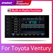 ZaiXi-radio Multimedia con GPS para coche, radio con reproductor de vídeo, Android, 2 Din, estéreo, mapa, navegación Multimedia, para Toyota Ventury 2004 ~ 2019 2024 - compra barato