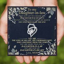 To My Daughter Necklaces Pendants Daughter in Law Necklaces for Women Heart Pendant Necklace Female Gift Mom Birthday Gift 2024 - buy cheap