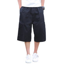 XL-6XL размера плюс летние мужские шорты, новая мода высокое качество мужские шорты брюки хлопковые спортивные брюки бега короткие шорты свободного покроя мужские шорты 2024 - купить недорого