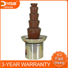 DEVISIB 5 Tier Commercial Chocolate Fountain Fondue with Stainless Steel 304 Material Christmas Wedding Event Party Supplies 2024 - buy cheap