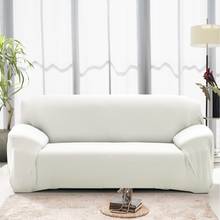 Эластичный белый чехол для дивана, эластичная Плотная пленка, все включено, чехлы для диванов для гостиной, чехлы для диванов, чехлы для диванов, наволочки, чехол для дивана 2024 - купить недорого