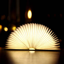 Decorative Led Usb Book Light Desk Lamp Lamps Table Foldable Wooden Book Lamp Night Light Desk Lamp Novedades Mas Vendidas 2024 - buy cheap