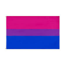 Bandera de orgullo Bisexual LGBT, 3x5FTS, 90x150cm, para Decoración 2024 - compra barato