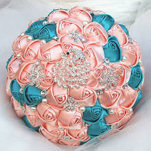 Wifelai-a lindo buquê de flores artificiais em seda rosa, flores ornamentais para casamento, 4 tamanhos w231 2024 - compre barato