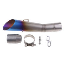 51mm Motorcycle Exhaust Muffler Pipe Silencer Slip On Fit For Yamaha YZF-R6 2024 - buy cheap