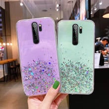 Ultra-thin Bling Glitter Silicone Phone Case For Xiaomi Redmi Note 10 9 8 T 7 Mi 11 Lite S2 Pro Luxury Sequins Transparent Cover 2024 - buy cheap
