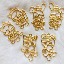 5pcs UV Resin Doctor Cat Rabit Open Bezels DIY Jewelry Accessories Medical Team Hollow Charms Resin Craft Kawaii Pill Syringes 2024 - buy cheap