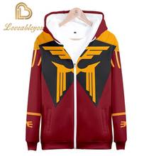 2020 New Style Japanese Anime Gundam Cartoon for Children Long Sleeve Autumn and Winter Adults Unisex Zipper Hoodie Top 2024 - buy cheap