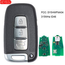 KEYECU-llave inteligente Prox Fob 3B, 315 MHz, PCF7952 ID46, para Hyundai Accent Sonata Genesis FCC: SY5HMFNA04 2024 - compra barato