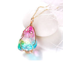 Momiji Irregular Handmade Cystal Pendant Necklace for the women Charm  Jewelry Making Necklace Natural Stone Pendant Set 2024 - buy cheap
