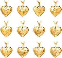 U7 медальон ожерелье s 12 созвездий/Зодиак сердце кулон и цепь 2018 подарок на день матери мужчины/женщины ювелирные изделия ожерелье P1158 2024 - купить недорого