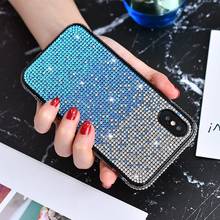 Luxury Diamond Phone Case For iPhone X XR XS MAX 6 6S Plus 7 8 Plus Coque Bling Silicone Back Cover Case For iPhone 11 Pro MAX 2024 - buy cheap