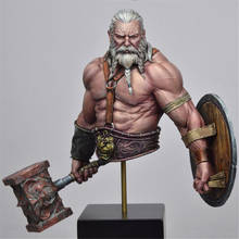 Bres Old Barbarian Resin Bust 1/12 Assembly Model Figure Resin Kit Bust Colorless Models Self-Assembled Toys 2024 - buy cheap