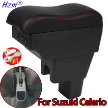 For Suzuki Celerio  Armrest Box For Suzuki Celerio Center Console Modification Accessories Cup Holder Large Space USB Interface 2024 - buy cheap