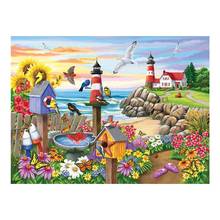 5D new full diamond animal bird landscape mosaic diamond painting embroidery decoration home decoration 2024 - buy cheap