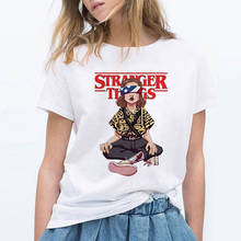 Coisas estranhas 3 t camisa onze 2019 nova mulher tshirt hip hop 90s gótico roupas femininas femme streetwear kawaii de cabeça para baixo 2024 - compre barato