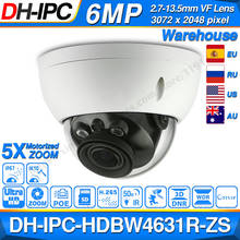 Dahua IPC-HDBW4631R-ZS 6MP IP камера CCTV POE моторизованный Фокус зум 50 м IR SD слот для карты безопасности сетевая камера H.265 IK10 2024 - купить недорого