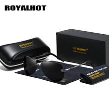 RoyalHot-gafas de sol polarizadas Punk para hombre y mujer, lentes de sol con montura Aloly, para conducir, 70018 2024 - compra barato