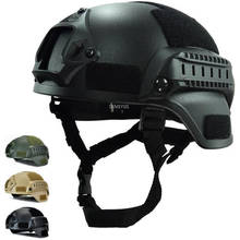 Mich 2000 военный тактический боевой шлем для страйкбола пейнтбола поля Cs игры армейские тактические шлемы 2024 - купить недорого