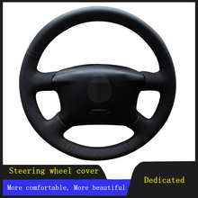 Car Steering Wheel Cover Braid Wearable Genuine Leather For Volkswagen VW Passat B5 1996-2005 Golf 4 1998-2004 2024 - buy cheap