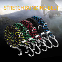 1m Luggage Tied Rope Stacking Banding Elastic Cord Strap For Motorcycle Bicycle Cargo Racks Straps Hooks Dropshipping 2024 - buy cheap