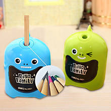 Deli Dinosaur Shape Automatic Electric Pencil Sharpener Mechanical Cute Office School Supplies Pencil Sharpener for Students Kid 2024 - buy cheap